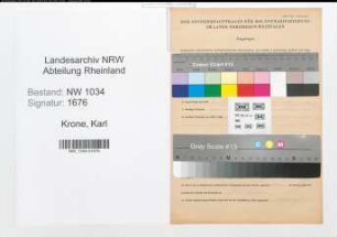 Entnazifizierung Karl Krone , geb. 21.08.1909 (Stabsfeldwebel)