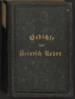 Nachlass von Heinrich Ritter von Reder (1824-1909) – BSB Rederiana. 2, Heinrich Ritter von Reder (1824-1909) Nachlass: Gedichte – BSB Rederiana II