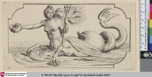 [Nereide mit Dreizack und Muschel]