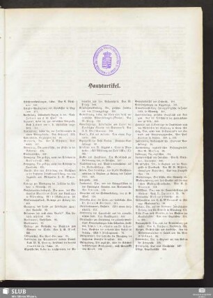 Hauptartikel