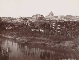 Engelsburg und Petersdom in Rom