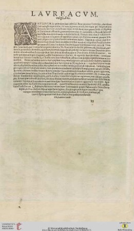 Laureacum vulgo Ens (Lauriacum, Enns)