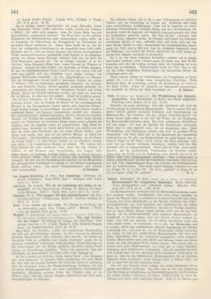 561-562 [Rezension] Ungern-Sternberg, G. von, Zur Judenfrage
