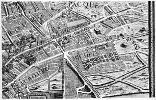 Le Plan de Paris de Louis Bretez, dit Plan de Turgot — Plan 8: De "Pincourt" aux Faubourgs Saint Jacques et Saint Michel, c'est-à-dire de la rue de la Roquette à Denfert-Rocherau