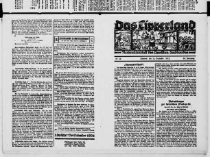 Das Lipperland. 1923-1923
