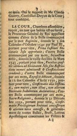 Arrest du Parlement de Bretagne : du 23 Décembre 1761