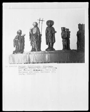 Heiliger König & Heiliger (Johannes der Täufer?) & Heiliger Wendelin & Maria mit Christuskind & Heilige