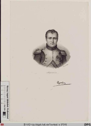 Bildnis Napoléon I. (Bonaparte), 1804-15 Kaiser der Franzosen