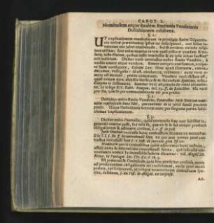 Caput I. Nominalem atque Realem Emtionis Venditionis Definitionem exhibens.