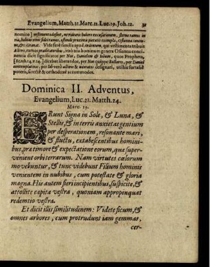 Dominica II. Adventus