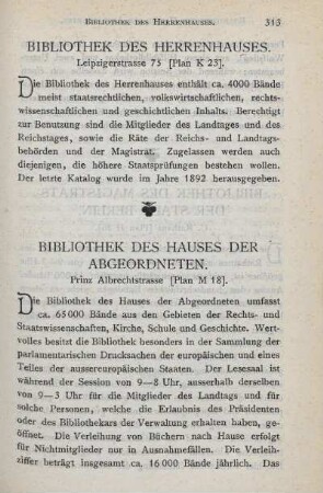 Bibliothek des Hauses der Abgeordneten