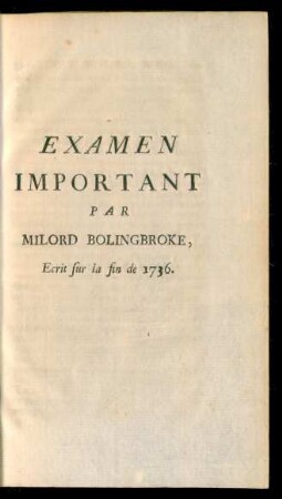 Examen Important