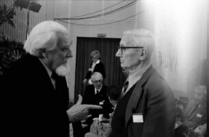 31. Tagung 1981 (29.6.-3.7.) Mediziner; Eröffnung: im Gespräch Konrad Lorenz, Nikolaas Tinbergen