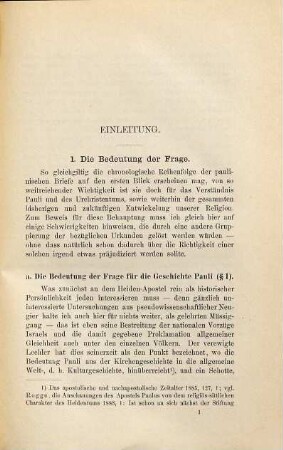 Prolegomena zur Chronologie der paulinischen Briefe