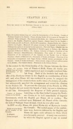 Chapter XVI. Political history