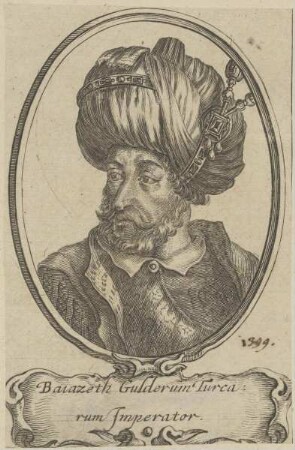 Bildnis des Baiazeth Gulderum, Sultan des Osmanischen Reiches
