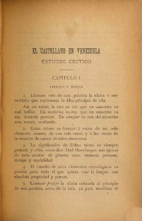 El Castellano en Venezuela