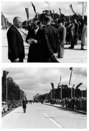 Eröffnung der Strecke Bruchhausen - Baden-Baden am 26.08.1956