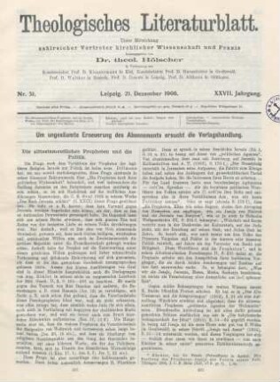 601-605 Die altestamentlichen Propheten und die Politik