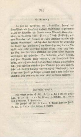 384 Erklärung