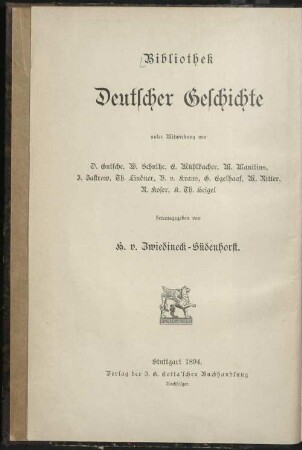 1: Die gemeingermanische Urzeit und die germanischen Mittelmeerstaaten