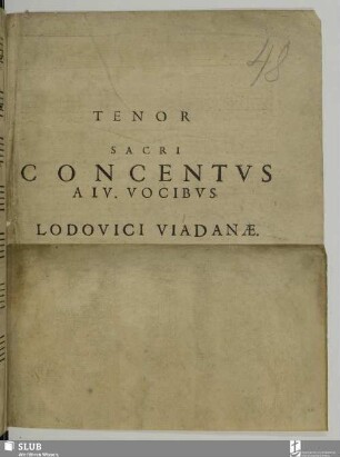 Cantus sacri concentus a IV. vocibus