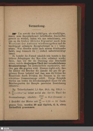 Vormerkung