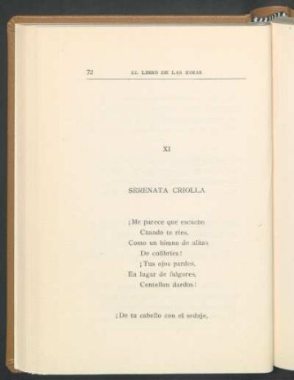 XI Serenata criolla