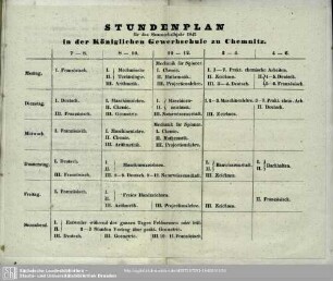 Stundenplan