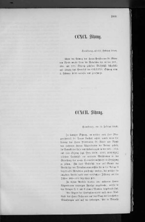 CCXCI. Sitzung.
