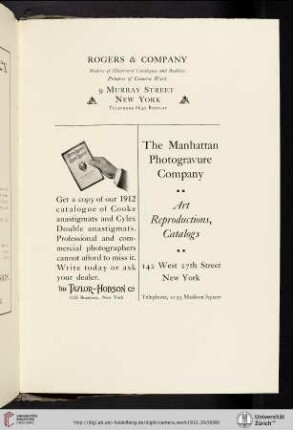 The Manhattan Photogravure Company [Art Reproductions]