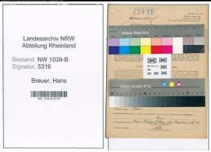 Entnazifizierung Hans Breuer , geb. 13.02.1907 (Loeter)