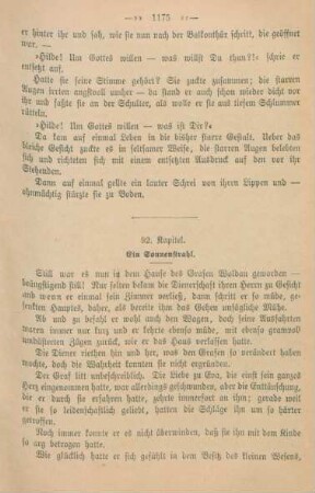 92. Kapitel. Ein Sonnenstrahl.