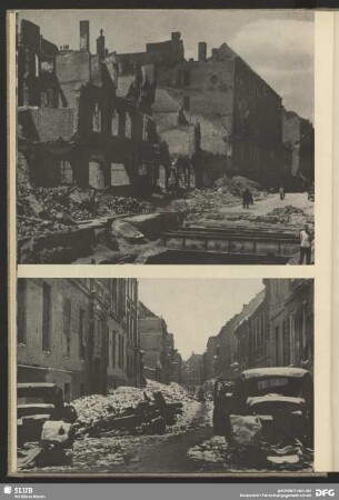 Zerstörte Straße