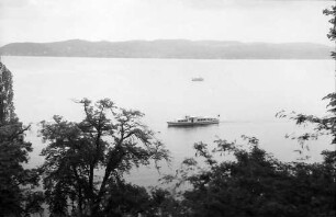 Mainau, Insel Mainau: Boot von der Insel aus