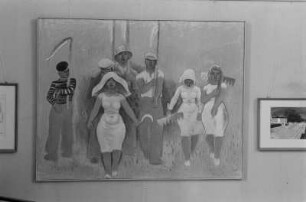 Ausstellung von Werken des aus Paris zurückgekehrten Malers Max Lingner : Gemälde "Der Sommer"