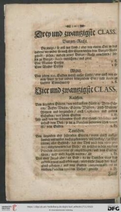 Vier und zwantzigste Class: Kaüffen
