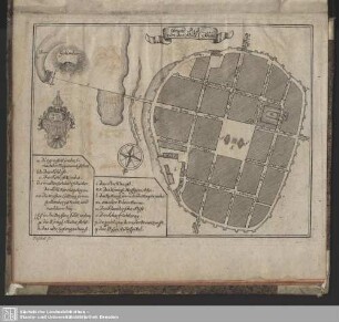Grund Riß von der Stadt Cößlin