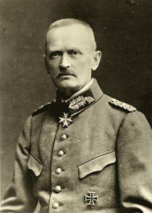 Chales de Beaulieu, Martin Franz; Generalleutnant, Kommandierender General des XIV. Armeekorps, geboren am 11.11.1857 in Frankfurt an der Oder