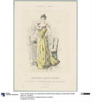Illustrirte Frauen-Zeitung: Gesellschafts-Toilette