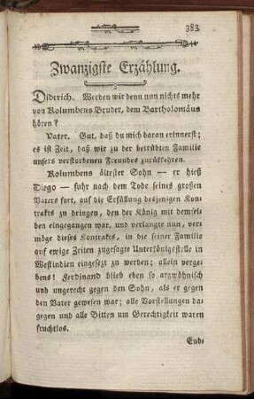 Zwanzigste Erzählung.