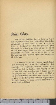 Kleine Scherze