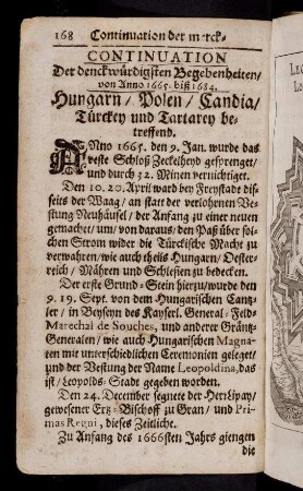 168-214, von Anno 1665 biß 1684