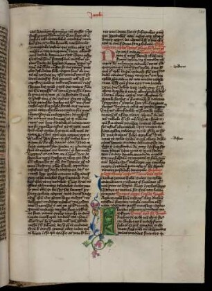 Zierinitiale (Jakobus-Brief): J(acubus)