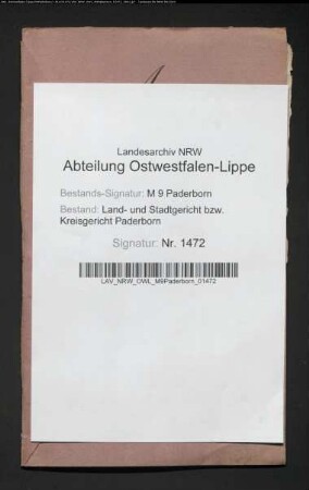 Erblasser: Geisemeyer, Catharina Maria: