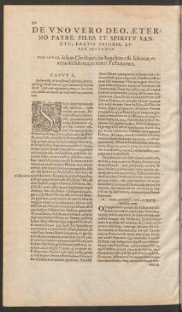 De Uno Vero Deo, Aeterno Patre, Filio, Et Spiritu Sancto, Partis Prioris, Liber Secundus.