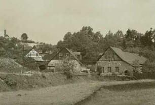 Kleinvoigtsberg, Grube Alte Hoffnung Gottes. Gesamtansicht von der Muldenbrücke