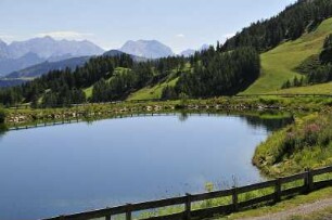 Waidring - Alpenlandschaft : Berggipfel der Tiroler Alpen bei Waidring, aufgenommen 2008