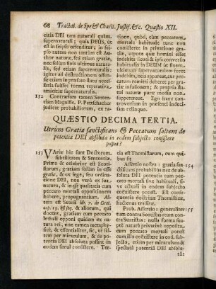 68-73, Quaestio Decima Tertia.