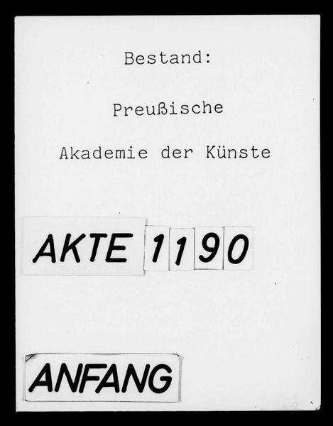 Musikunterricht (Prüfungsordnung für Musiklehrerprüfungen, Musikschulen, Musikseminare) | Digitalisierung: Archiv der Akademie der Künste